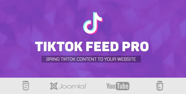 TikTok Feed Pro - Лучшая лента и галерея TikTok для Joomla